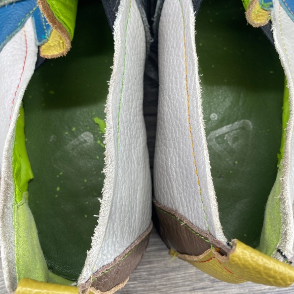 Socofy Leather Patchwork Comfortable Loafers Shoes Women's Size 245 US 7.5 - Picture 12 of 13